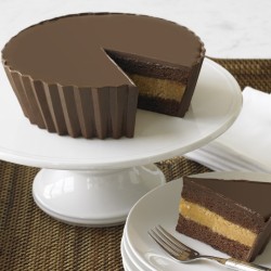 anniephantom:  wehavethemunchies:  Giant Chocolate Peanut Butter Cup Cake  fuck man tag your porn   Love that Reese&rsquo;s cake!!