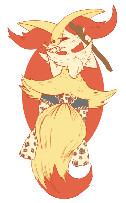 braixen-replies:  fiddlemod:  Thing I worked on between commission work. Wanted to add a background but got lazy and I don’t think I should be spending more time on this x_x’  (( this is what I’ve been doing in my spare time instead of updating.