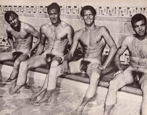 Vintage nude gay men naked