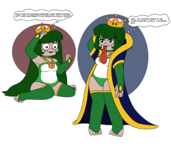 kodamotoi: Living in the land of dreams can lead to such peculiar things. Wart clearly wouldn’t win any beauty pageants compared to many of the other girls, and she just doesn’t seem to share Bowser’s great inner beauty, but she seems to resonate