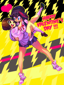 rafchu:  Happy Valentine’s day!  be my valentines Ryuko-chan &lt;3333