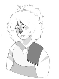 localeggboi: @drawbauchery  Ok so. This Jasper crochet AU got me out of a thousand year rut of me not drawing Jasper at all. (Pretty much a year)   I was just so in a mood to draw a cute lil Jasper doing her amazing craft. BIG MOOD.  I like to think that