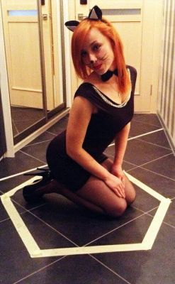 Sexy Redhead Pussy!  Happy Halloween!