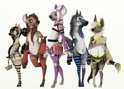 that-lewd-hyena:  Lewd Hyena Harem [Original OC’s do nut stal] Seriously though. For anonymous commissioner  Are these not the most adorable hyenafolk ever!! I&rsquo;m transcending the physical plane from this high level of AWWWWMAAIIGOD