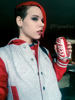 Selfie throwback to the time I dressed to match my drink.