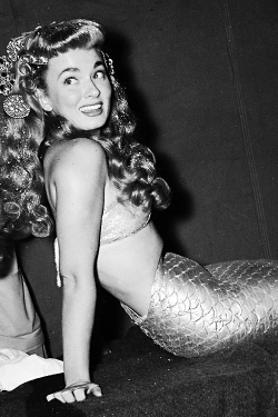  Ann Blyth on the set of Mr. Peabody and the Mermaid (1948) 