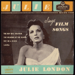 classicwaxxx:  Julie London “Sings Film Songs” EP - London Records, Finland (1957).