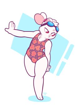 nanopup: gryphoncum:   here’s a masterpost of Lauren, my new OC, a trans ace lesbian who loves to swim and eat scones and hates terfs!! if you’re a trans woman you are welcome to adopt her as your own OC, too!   nice  thanks! 