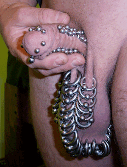 bootedskn:  Hot fucking Metal  be fun to wear all that jewlery and then have some pretty boy prep dude have to take you in the back at the airport security and show him your jewlery 