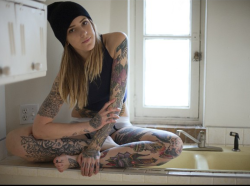 on the counter #nsfw #Hotchickswithtattoos