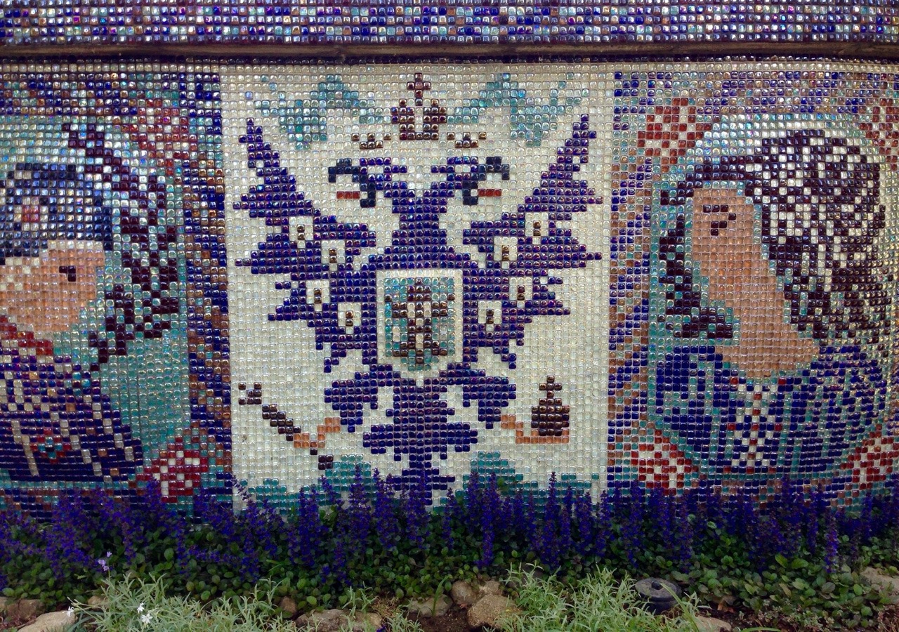 East Van fence mosaic