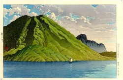 gardenofthefareast:Lake Haruna, Summer by Kawase Hasui, 1935
