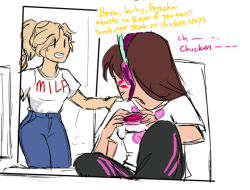 dogtit:  lena gave her the shirt. angela has no idea what it means. hana banned like 50k people that very stream.   teehee cant stop me from thinking it, hana~ ;9