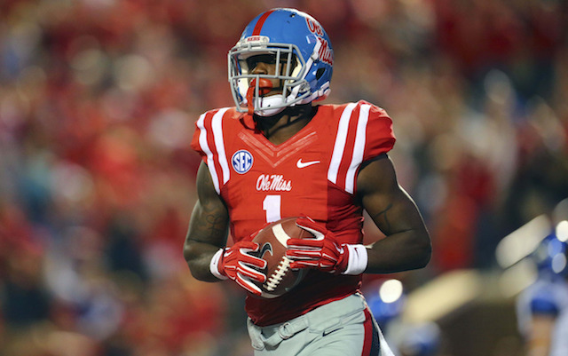 LOOK: Ole Miss to wear powder blue helmets for Alabama game