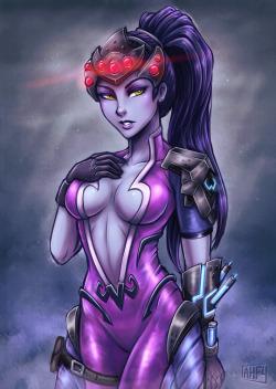 iahfy:  first attempt at widowmaker! I wasn’t completely satisfied with it halfway so I used the opportunity for rendering practice ;w;  alt version available @ patreon | art blog   hnnng~ &lt;3 &lt;3 &lt;3