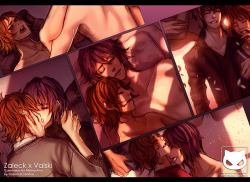 Yaoi Commission: Zaleck x Valski (PREVIEW) by Yaoi-World Another great drawing from my friend Yaoi-world. :DIt looks like she trying out a new layout here. I like it. 