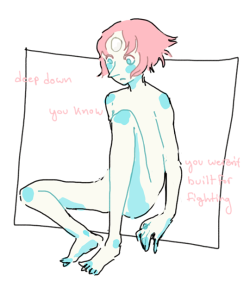 caprette:  idk idk its midnight and im exhausted buT HOT DAMN PEARL IS HANDS DOWN ONE OF THE MOST INTENSE CHARACTERS I’VE EVER SEEN