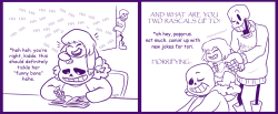 chrisnpics:aliceapprovesart:Sweet Soriel Click pics for bigger versions/easier reading time. This was the biggest excuse to draw Papyrus being great, in a sweater holding a small child, bunch of Sans expressions, goat mom and skeleton kisses. Ever. Also,