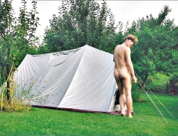 nudeforall:  Yes to naked camping! 