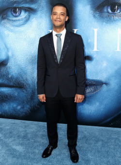 gameofthronesdaily:Jacob Anderson attends the premiere of HBO’s ‘Game Of Thrones’ season 7 at Walt Disney Concert Hall on July 12, 2017 in Los Angeles, California.