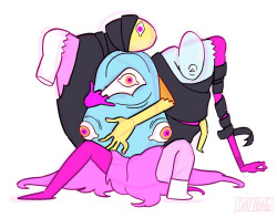 zooophagous:  chauvinistsushi:  dou-hong:  forced gem fusions aka nightmare fuel  NOPOE NOPE NOPE NOPE  Finally a gemsona I can get behind