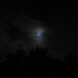La misma #luna en la noche #moon