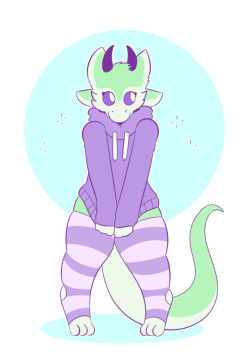 cat-boots: hoodie  socks  pants-  [commission for Mah00ty on twitter] 