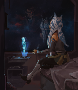 eckses-himself:  “What’s wrong?” Rex demanded, always protective, never mind that he wasn’t in the same room, wasn’t even in the same system right now.  “Ahsoka, what’s wrong?” Ahsoka shook her head, blinking before peering out of the
