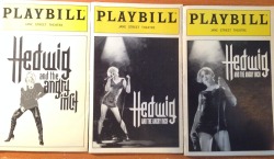 playingintheoven:  adam807:  I’ve been going through old Playbills. From 1998 to early 2000 I had a Hedwig Problem.  This is majorly impressive.