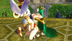 cyrenaic13:  Yeah, Palutena’s pretty hot, partly because of her very dominating attitude. Akairiot’s interpretation of this Goddess also didn’t make matters easier. Also, I’m a big fan of paizuri. 