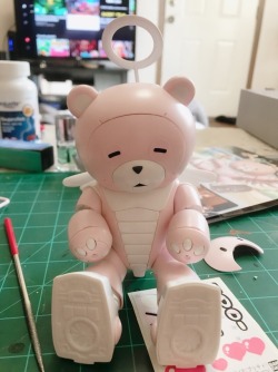 breakdownofficial:  tantoknives:  spent today building bearguy p(retty) because we cancelled this order but this angel blessed us anyway! 💖💖💖💖  i guess since this is mecha this can go here too??