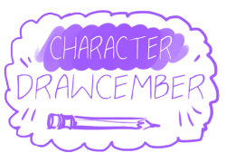 laurenwallaceart:  Introducing Character Drawcember! This is a series of drawing prompts I designed for myself to get into a better rhythm of art production and also to think in depth about my characters. I’m posting this in case anyone else would like