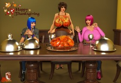 supertitoblog: Happpy Thanksgiving from Lola Family by SuperTito   Happy Thanksgiving from Lola Maria Kayla and I to all that celebrates it. I’m thankful to have you guys as friends and Fans and I am thankful to have my sexy delicious Babes  I hope