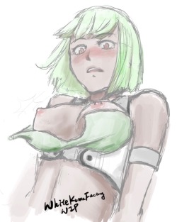 whitekumafactory: Punished Emerald NSFW WIP Ok I WILL finish this piece at illustration quality since I really love this lol, but the progress will be slow since I can’t do it during every available time(for , you know, privacy reason lol) but expect