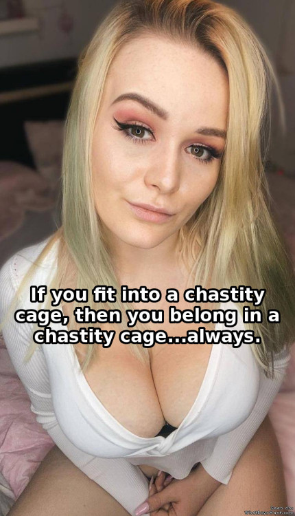 happilylockedsworld:  bertonnel:  Yes I do, Mistress, and You see to it !    All cocks get locks