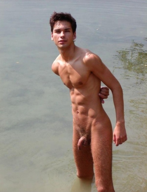 Nudist on beach