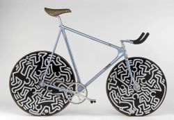 iflewbikes:  Keith Haring Cinelli Lazer pursuit bike - 1987 