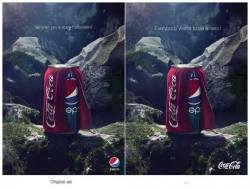 ask-dat-sassyshorty:  tom-sits-like-a-whore:  Yo, Pepsi fired some shots, but Coca Cola fucking bazooka’d them back.  Coke company taking lessons from the Sass. 