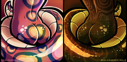scales-and-spirals: Coming soon - Butt icon commissions Featuring Cairn and Asudem 