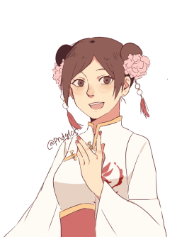 pindanglicious: late post tenten is ma queen her outfit is from this official art (cmiiw) 