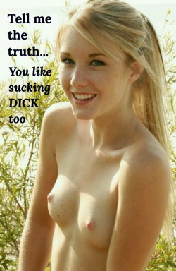 I do like sucking dick too. 