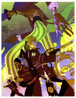 theblackestofsuns:  Tomer Hanuka does it again! A great illustration accompanies Anthony Lane’s review of Ghostbusters. 