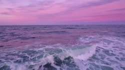 chronic-life:Winter sunsets over the ocean