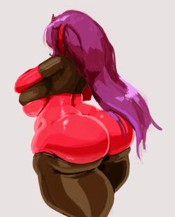 susfishous: @metalforever-artist ‘s Ember! Ill-fitting yoga pants are a gift. 