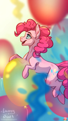 texasuberalles:Pinkie Baloon Party by LumyOwl  =3