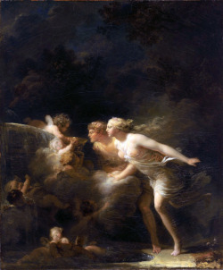 ganymedesrocks:  artiebagagli:  Jean-Honoré Fragonard - The Fountain of Love (c.1785) Jean-Honoré Fragonard (1732-1806)