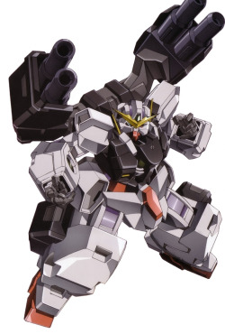 mechaddiction:  The GN-005 Gundam Virtue (aka Gundam Virtue Particle Type’) is the heavy-artillery Gundam in season one of Mobile Suit Gundam 00. The unit is piloted by Tieria Erde. #mecha – https://www.pinterest.com/pin/291256300892528564/