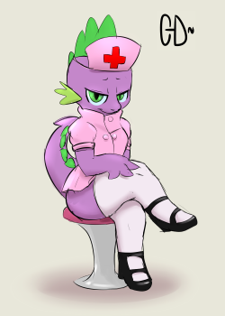 clopper-dude:  Gee, Nurse Spike is such a fag.  XD