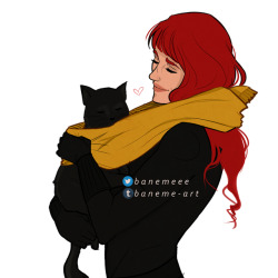baneme-art:Nat and Liho/Nat and Bucky. :3 Do not repost (you can reblog, just don’t repost).| Instagram | Twitter | Buy me coffee  