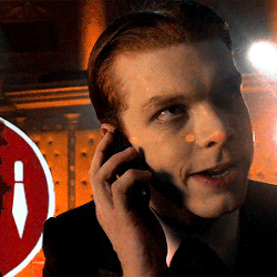 daily-joker:  Jerome Valeska on the phone in Gotham 2x3 aka “The Last Laugh”